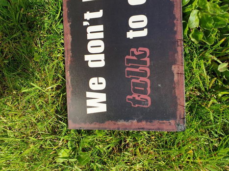 metalen wandbord , Wi-Fi - 2