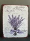 decoratie bord lavendel , metaal - 0 - Thumbnail