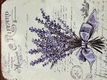 decoratie bord lavendel , metaal - 2 - Thumbnail