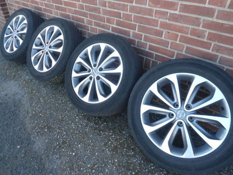 18’’Inch Originele Nissan Zilvergrijs Chroom Qashqai en Juke Velgen 5x114.3 - 2