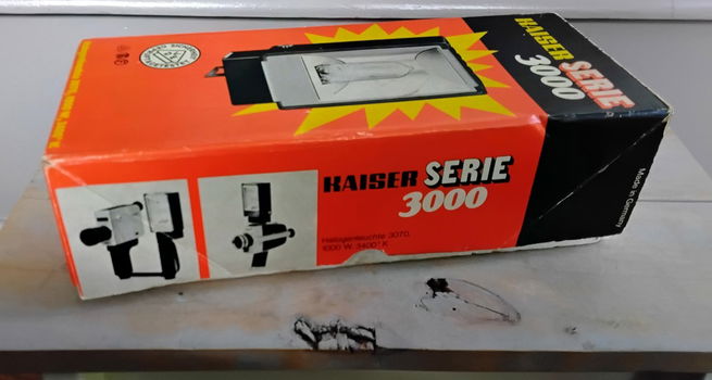Vintage halogeenlamp 1000 Watt - Kaiser 3000 Series - 0