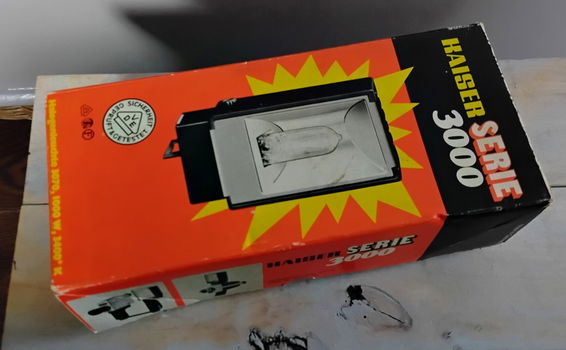 Vintage halogeenlamp 1000 Watt - Kaiser 3000 Series - 1