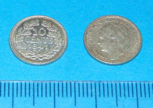 Nederland - dubbeltje 1941 - zilver - 0