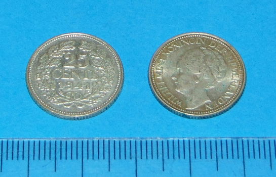 Nederland - kwartje 1941 - zilver - 0