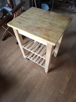 Ikea Bekväm roltafel berken 58x50x85 - 3