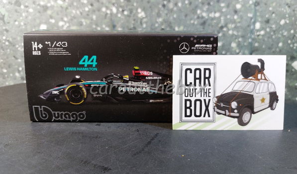 AMG Petronas Mercedes F1 HAMILTON 2024 1:43 Bburago B159 - 4