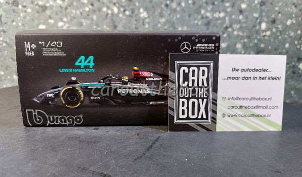 AMG Petronas Mercedes F1 HAMILTON 2024 1:43 Bburago B159 - 5