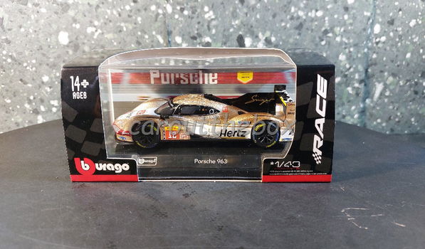 Porsche 963 #12 HERTZ 1:43 Bburago B163 - 3