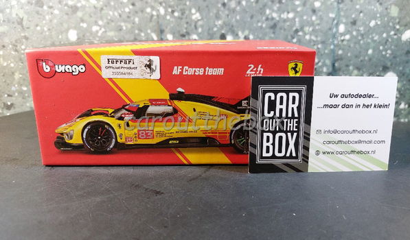 Ferrari 499P #83 AF Corse team 1:43 Bburago B165 - 5