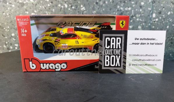 Ferrari 499P #83 AF Corse team 1:43 Bburago B167 - 5