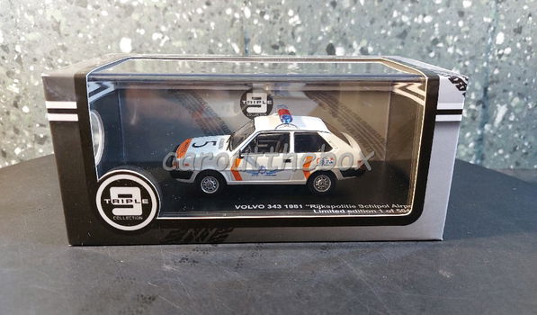 Volvo 343 1981 RIJKSPOLITIE SCHIPHOL AIRPORT 1:43 Triple9 TR038 - 3