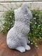 beeld van een kat / poes , beton - 1 - Thumbnail