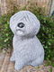 beton tuinbeeld van een hond, schapendoes - 1 - Thumbnail