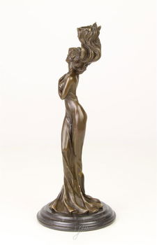 Jugendstil , kandelaar brons - 1