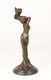 Jugendstil , kandelaar brons - 2 - Thumbnail