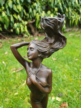 Jugendstil , kandelaar brons - 7