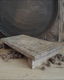 12396 BT Oud bajot tafeltje carved - 0 - Thumbnail