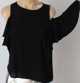 Top zwart cold shoulder - maat 40 - 2