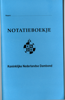 KNDB Notatieboekje - 0