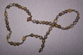 Geel en wit Howliet collier, gemengde kralen - 1 - Thumbnail