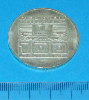 Oostenrijk - 100 schilling 1977 900 jaar Hohen Salzberg - zilver - 1