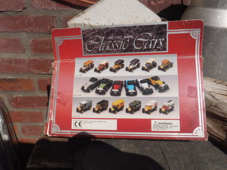 Luxe set classic cars modelauto 's V - 4