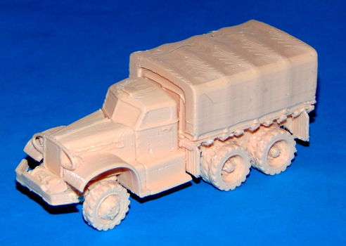 Amerikaanse Diamond T truck - 3D-print in diverse schalen - 0