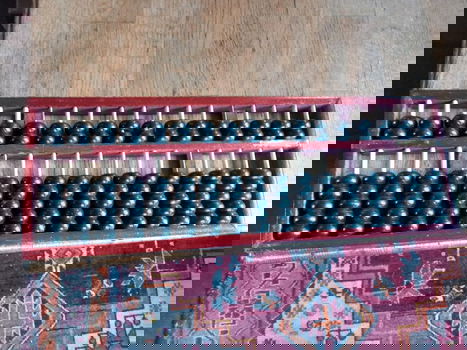 Houten abacus - chinees telraam - 0