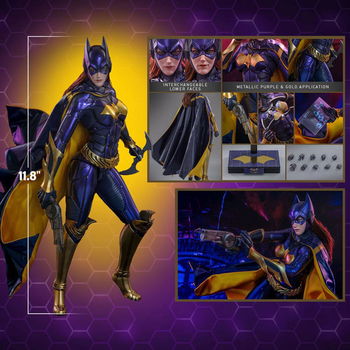 Hot Toys VGM65 Batman Arkham Knight Batgirl Purple and Gold version - 2