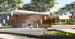 Strak tuinhuis MALUWI -Aluminium in diverse standaard maten - 0 - Thumbnail