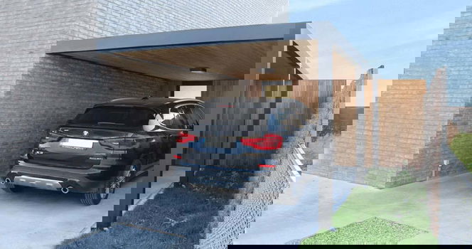 Strak tuinhuis MALUWI -Aluminium in diverse standaard maten - 2