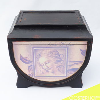 Vintage Stijl Kist ‘La Scapigliata’ Leonardo da Vinci | Groot - 1