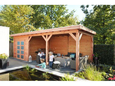 Douglas Topvision Roek, 298 x 298 en luifel 400 cm, onbehandeld. - 0