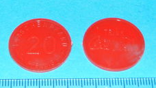 Coca Cola statiegeldpenning- 60er jaren - 20 pfennig