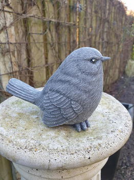 tuinbeeld mus , beton - 3