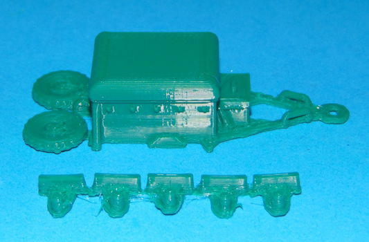 M10 munitie aanhanger - 3D-print in diverse schalen - 2