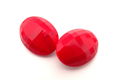 Vintage clips, rood glas - 0 - Thumbnail