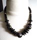 Houten collier met cloisonnee kralen - 0 - Thumbnail
