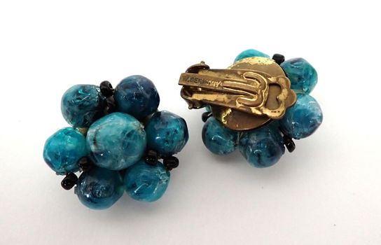 Vintage kralenclips, Western Germany - 3