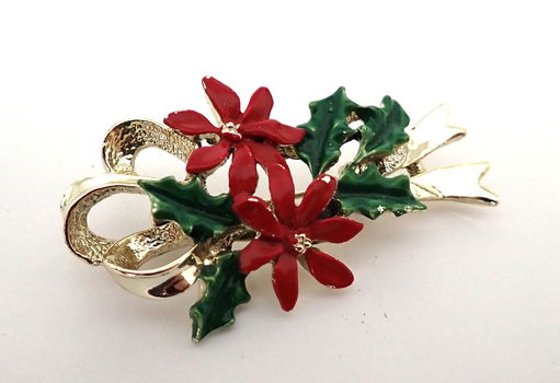Vintage kerstbroche van Gerry's - 1