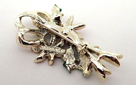 Vintage kerstbroche van Gerry's - 2