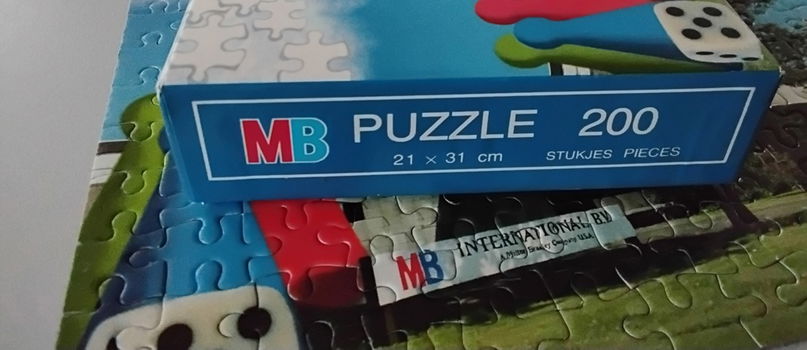 Vintage legpuzzel van MB puzzel- en spellenfabriek Ter Apel - 2
