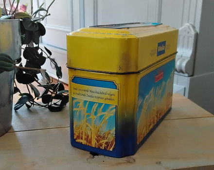 Vintage opbergblik voor Wasa knåckebröd / Wasa crackers - 2