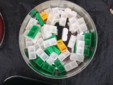 Plastiek bouwblokjes, ideaal voor miniatuur bouw of andere