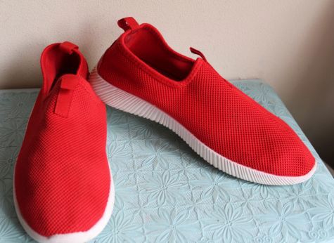 Bootschoenen rood - maat 43 - 1