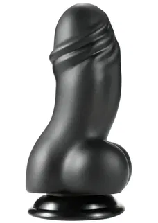 Fat Boy Dildo PVC 19 cm - Zwaart