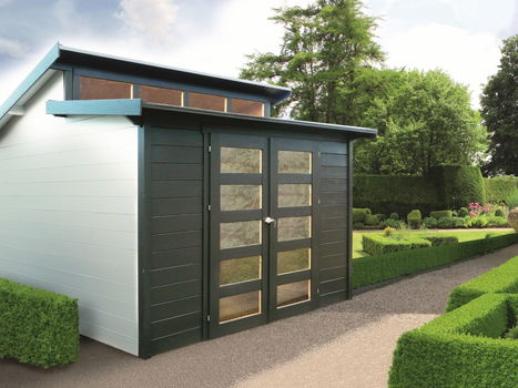 NIEUW modern houten tuinhuis Milano - S8246 - 0