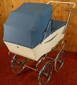 Flower power kinderwandelwagen Oldtimer Retro vintage Design Kinderwagen Wandelwagenfabriek Meppel - 6