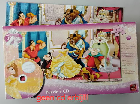 Legpuzzel Belle en het Beest / Beauty and the Beast - geen cd! - 0