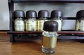 Vintage houten kruidenrek met potjes - grote variant met 18 potjes - 2 - Thumbnail